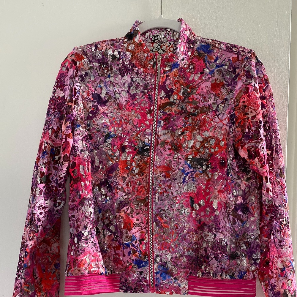 Ellie Tahari Floral Print Jacket